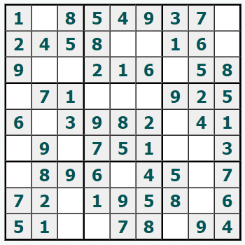 Cetak Sudoku #1006