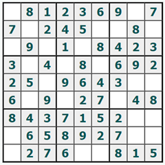 online Sudoku #1011