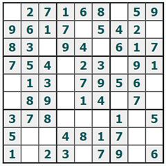 online Sudoku #1016