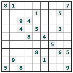 online Sudoku #1025