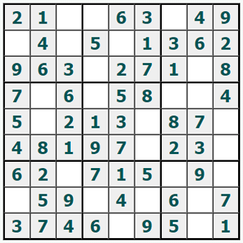 skriva ut Sudoku #1036