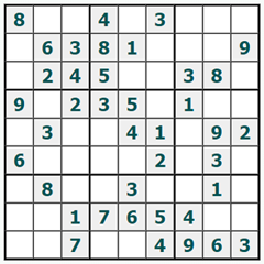 Sudoku trực tuyến #1043