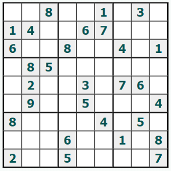 drucken Sudoku #1054