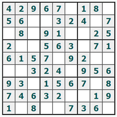 Sudoku trực tuyến #1081