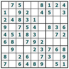 Sudoku trực tuyến #1086