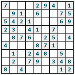online Sudoku #1092