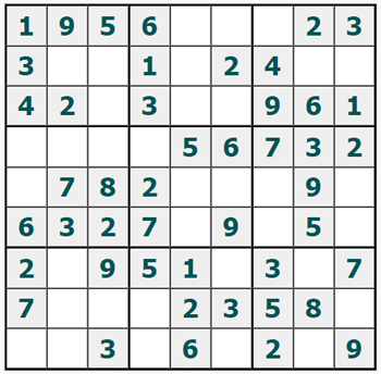 Cetak Sudoku #1132