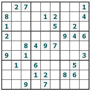 Cetak Sudoku #119