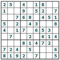 Sudoku trực tuyến #127