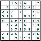 무료 온라인 스도쿠 #181