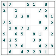 online Sudoku #192