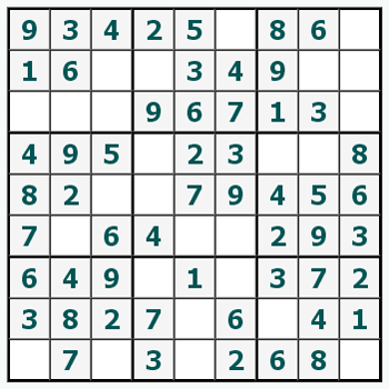 Cetak Sudoku #196