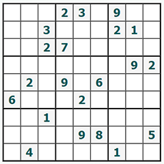 online Sudoku #215