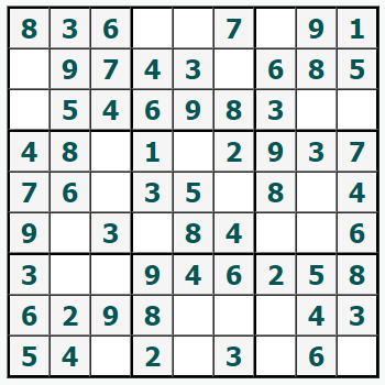 Print Sudoku #216