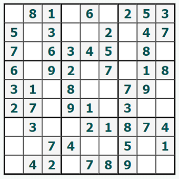 Cetak Sudoku #227