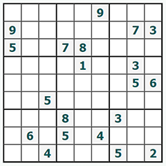 online Sudoku #240