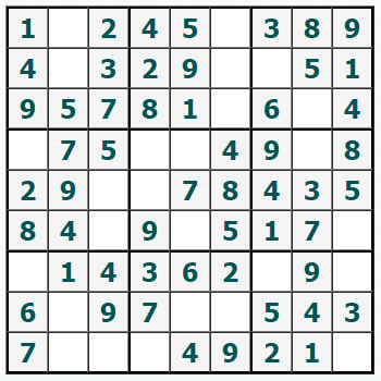 Print Sudoku #241