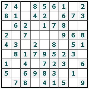 Cetak Sudoku #256