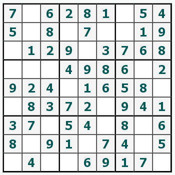 Cetak Sudoku #276