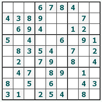 Cetak Sudoku #282