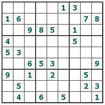 Cetak Sudoku #29