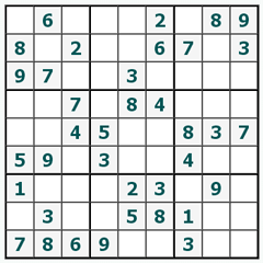 online Sudoku #308