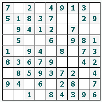 Cetak Sudoku #311