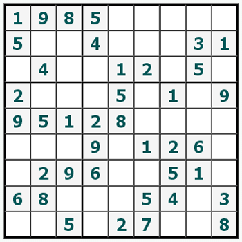 skriva ut Sudoku #433