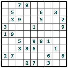 online Sudoku #499