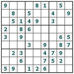 online Sudoku #508