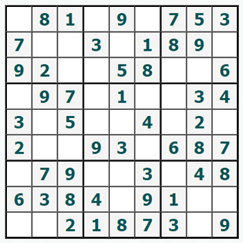 Print Sudoku #577