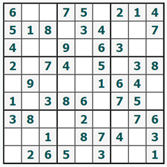 online Sudoku #597