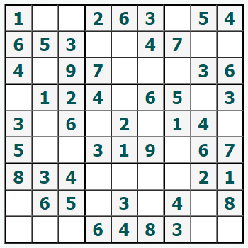 skriva ut Sudoku #642