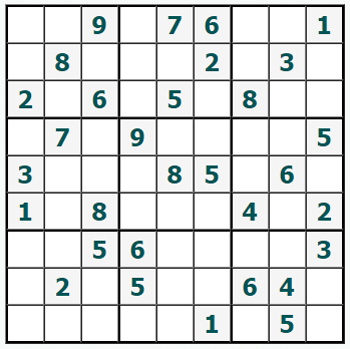 drucken Sudoku #644