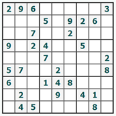 Gratis online Sudoku #654