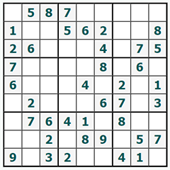 Gratis online Sudoku #698