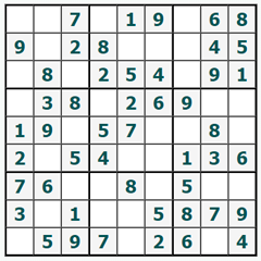 online Sudoku #732