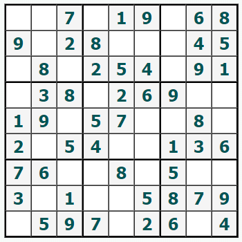 Εκτύπωση Sudoku #732