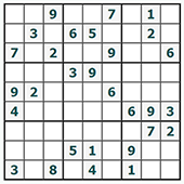 Gratis online Sudoku #744