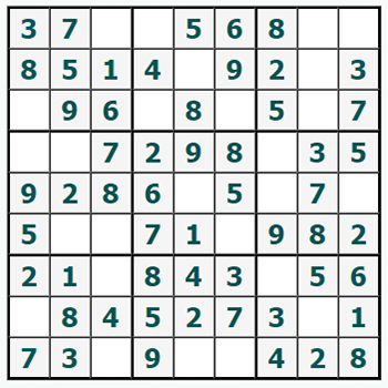 Broszura Sudoku #746