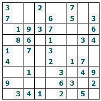 Cetak Sudoku #753