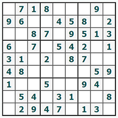 Sudoku en ligne #757