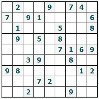 Cetak Sudoku #784