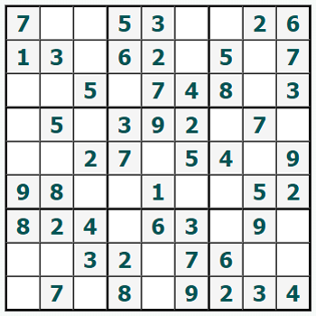 Cetak Sudoku #822