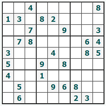 Cetak Sudoku #824