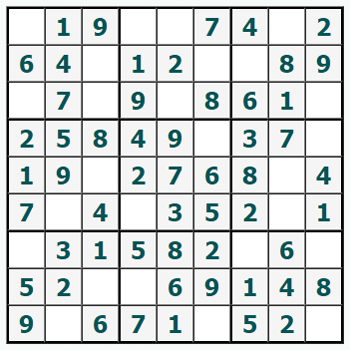 Cetak Sudoku #841