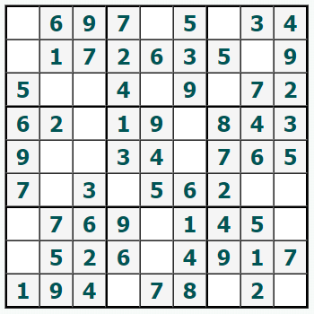 Cetak Sudoku #891