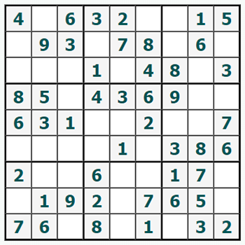 drucken Sudoku #937