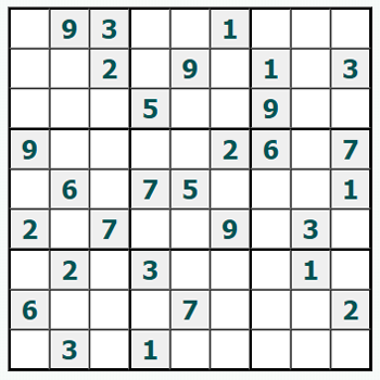 Cetak Sudoku #999